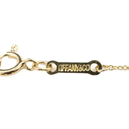 Tiffany 18K Yellow Gold Small Elsa Peretti Open Heart Pendant Necklace