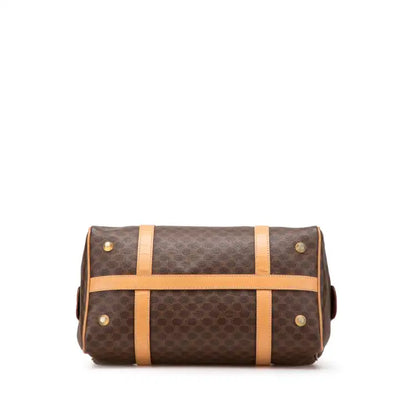Celine Macadam Coated Canvas Boston Bag