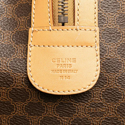 Celine Macadam Coated Canvas Boston Bag