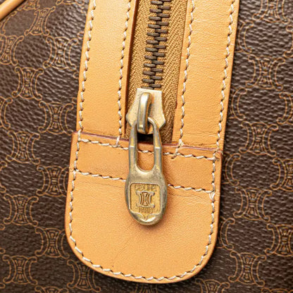 Celine Macadam Coated Canvas Boston Bag