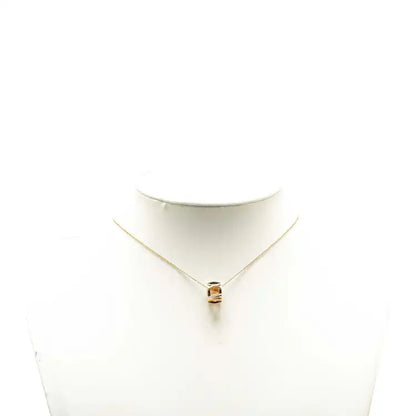 Tiffany 18K Yellow Gold Atlas X Open Pendant Necklace