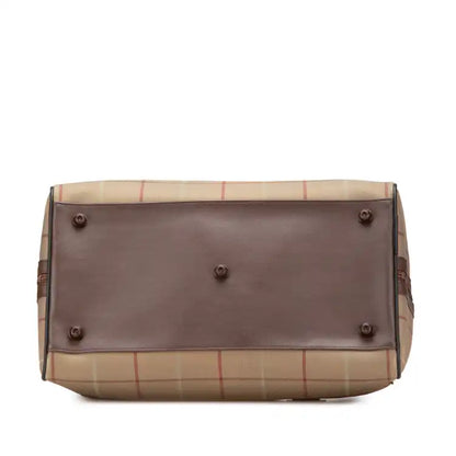 Burberry Vintage Check Canvas Travel Bag