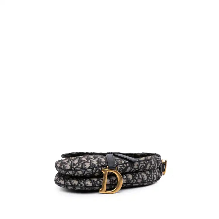 Dior Oblique Canvas Saddle Bag