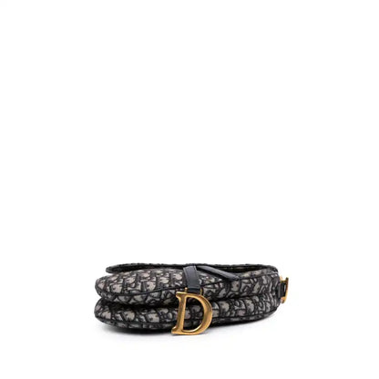 Dior Oblique Canvas Saddle Bag