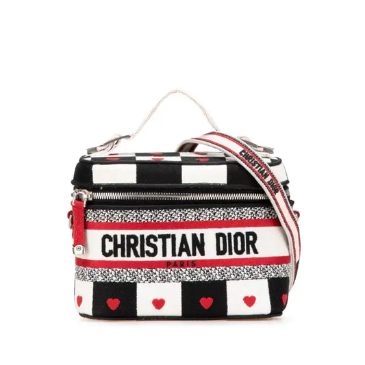 Dior Small Canvas Embroidered D Royaume d Amour Diortravel Vanity Case