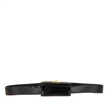 Gucci Mini GG Marmont Matelasse Leather Animal Studs Belt Pouch Bag