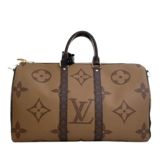 Louis Vuitton Monogram Giant Reverse Keepall Bandouliere 45