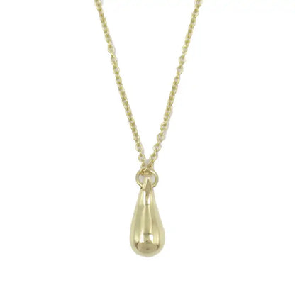 Tiffany 18K Yellow Gold Elsa Peretti Teardrop Pendant Necklace