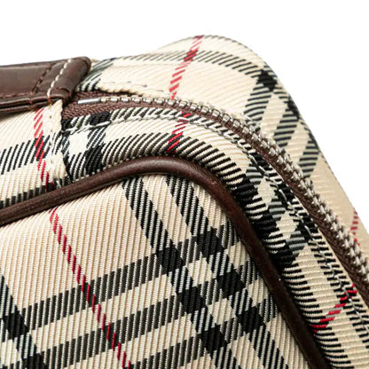 Burberry House Check Canvas Vanity Bag