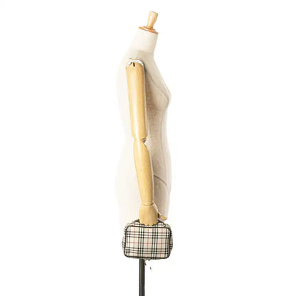 Burberry House Check Canvas Vanity Bag