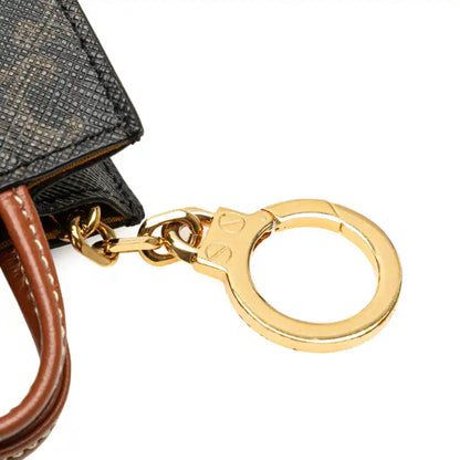 Celine Micro Triomphe Coated Canvas Vertical Cabas Bag Charm