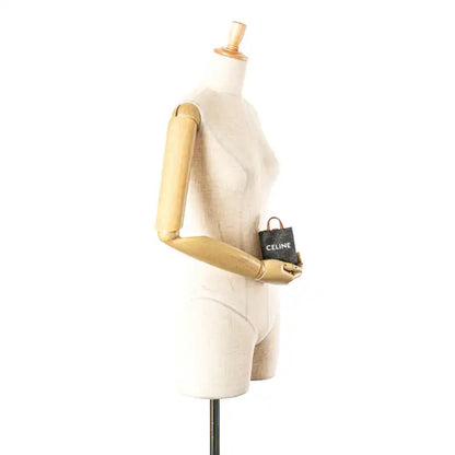 Celine Micro Triomphe Coated Canvas Vertical Cabas Bag Charm