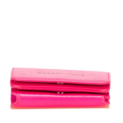 Balenciaga Mini Leather Cash Trifold Wallet
