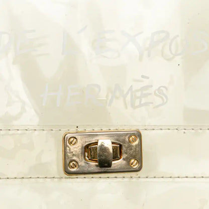 Hermès Vinyl Souvenir De L Exposition Kelly Handbag