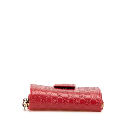 Gucci Microguccissima Zip Around Small Wallet