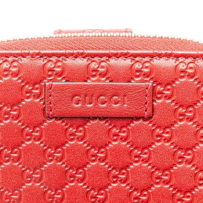 Gucci Microguccissima Zip Around Small Wallet