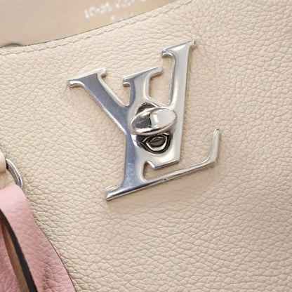 Louis Vuitton Flower Embellished Lockme Bucket Bag