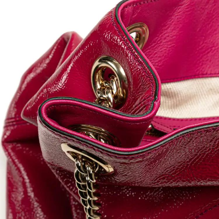 Gucci Medium Patent Soho Chain Tote