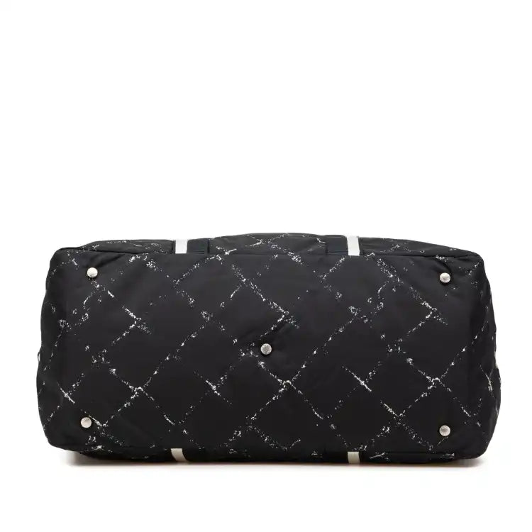 Chanel Old Travel Line Nylon Duffle Bag
