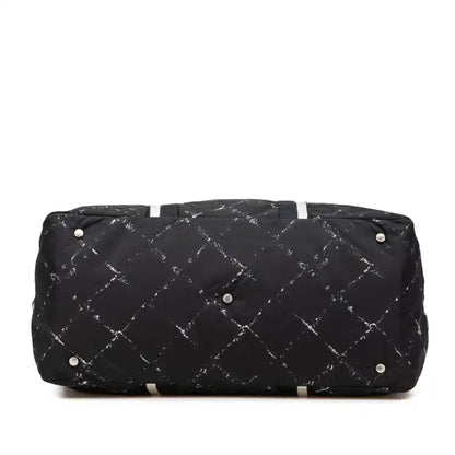 Chanel Old Travel Line Nylon Duffle Bag
