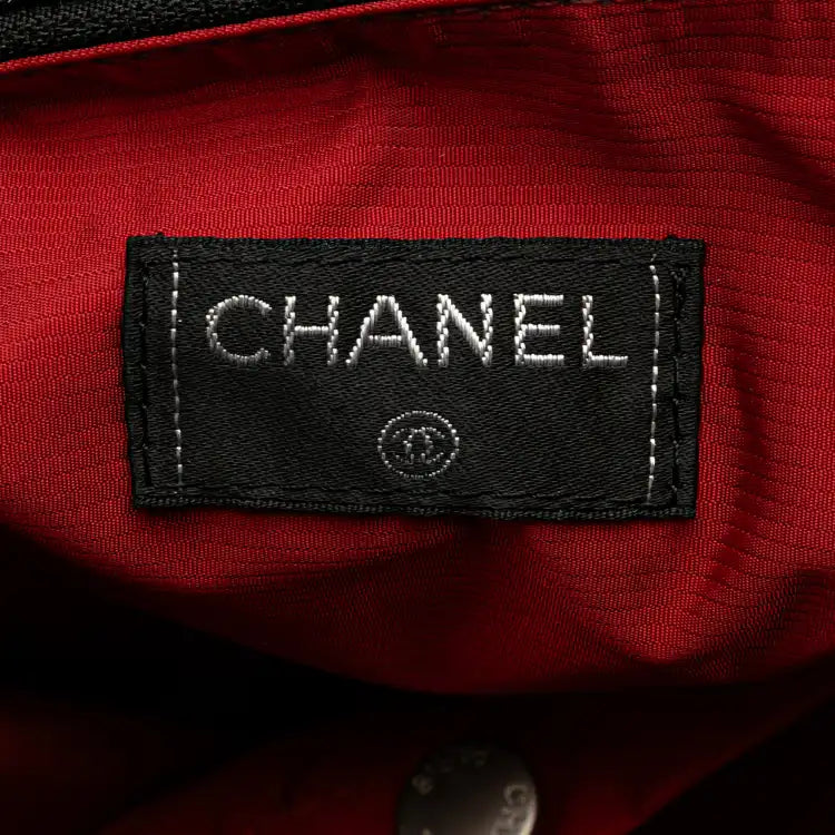 Chanel Old Travel Line Nylon Duffle Bag