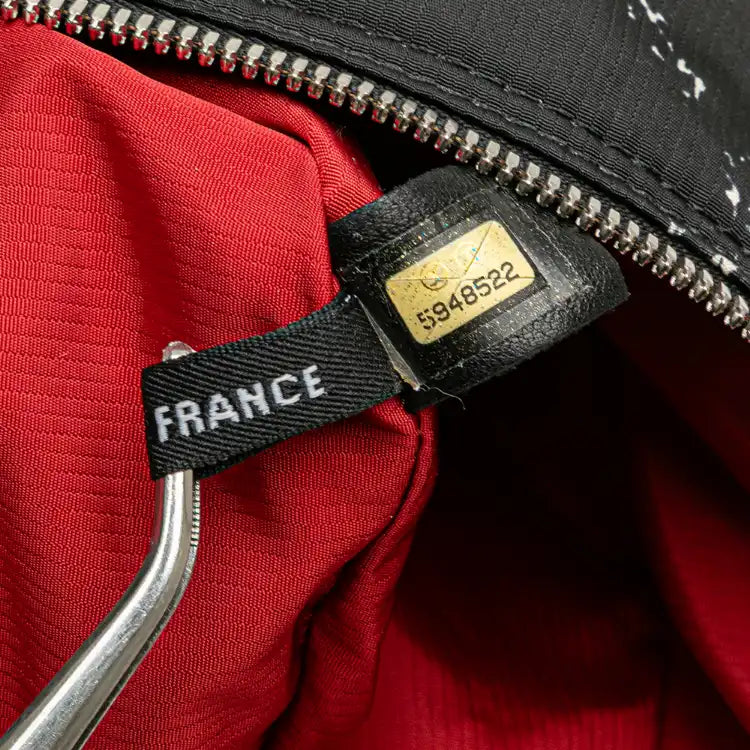 Chanel Old Travel Line Nylon Duffle Bag