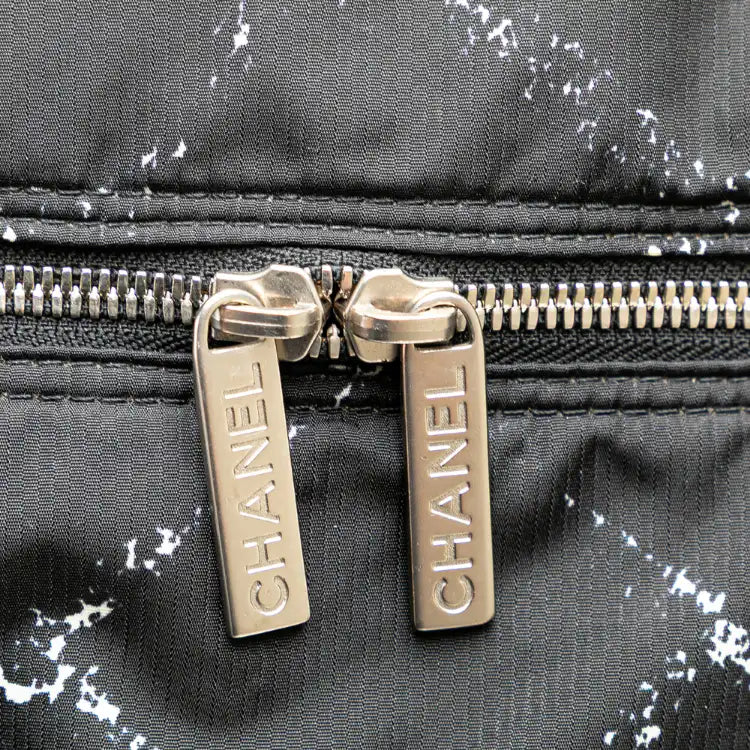 Chanel Old Travel Line Nylon Duffle Bag