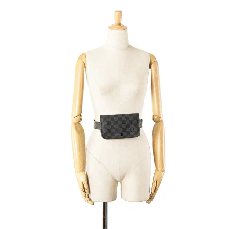 Louis Vuitton Damier Graphite Pochette Homme Ceinture