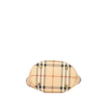 Burberry Haymarket Check Coated Canvas Bucket Bag