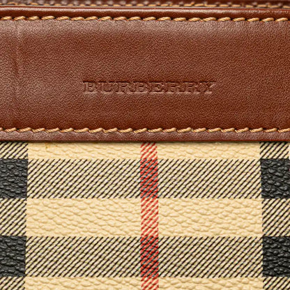 Burberry Haymarket Check Coated Canvas Bucket Bag