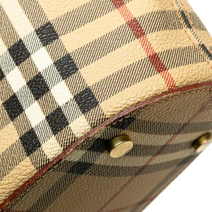 Burberry Haymarket Check Coated Canvas Bucket Bag