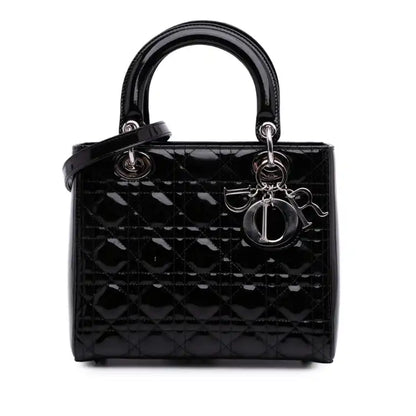 Dior Medium Patent Cannage Lady