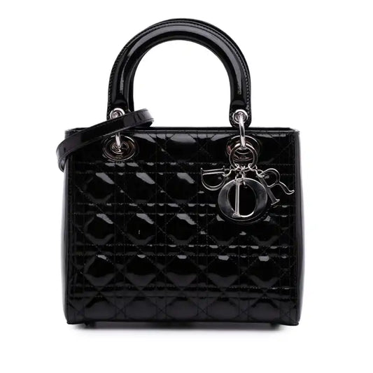 Dior Medium Patent Cannage Lady
