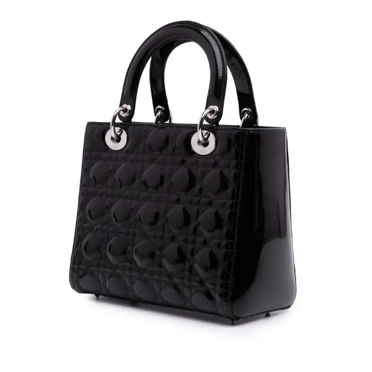 Dior Medium Patent Cannage Lady