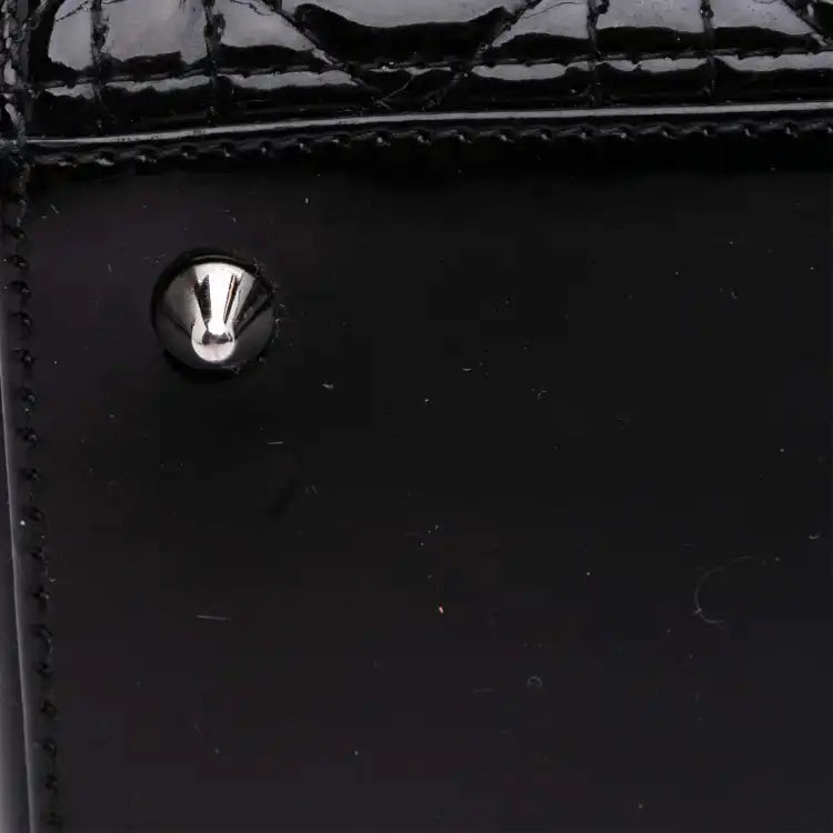 Dior Medium Patent Cannage Lady