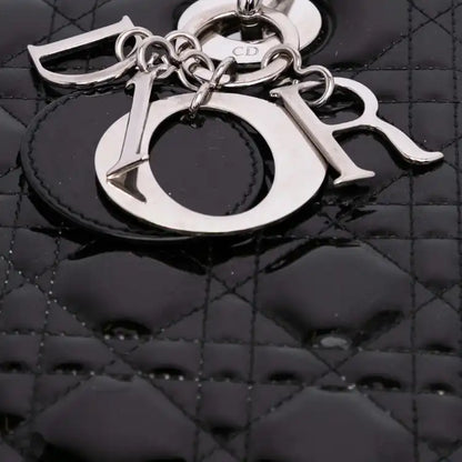 Dior Medium Patent Cannage Lady