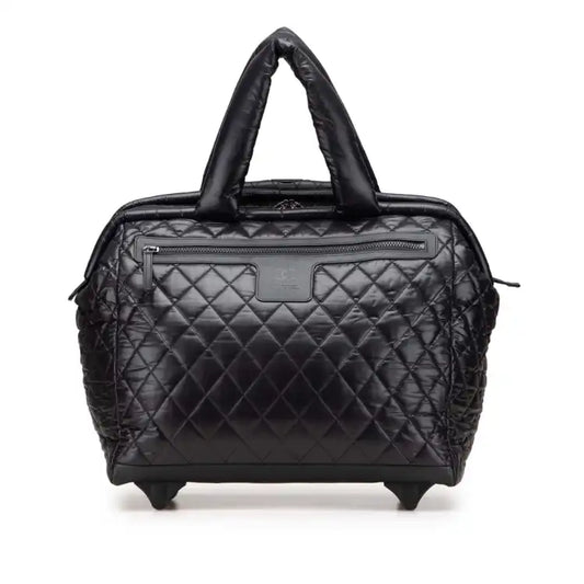 Chanel Quilted Nylon Coco Cocoon Trolley Rolling Case