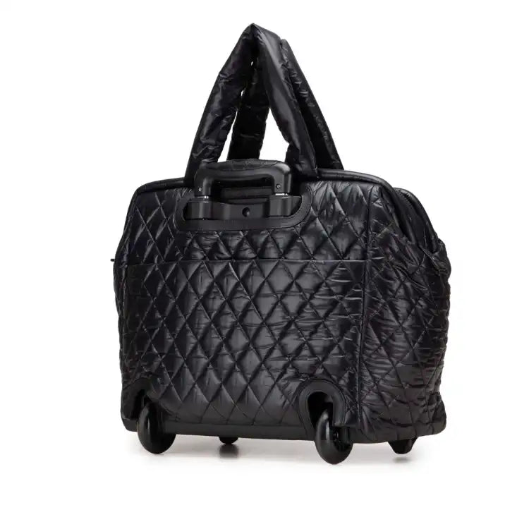 Chanel Quilted Nylon Coco Cocoon Trolley Rolling Case