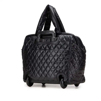 Chanel Quilted Nylon Coco Cocoon Trolley Rolling Case