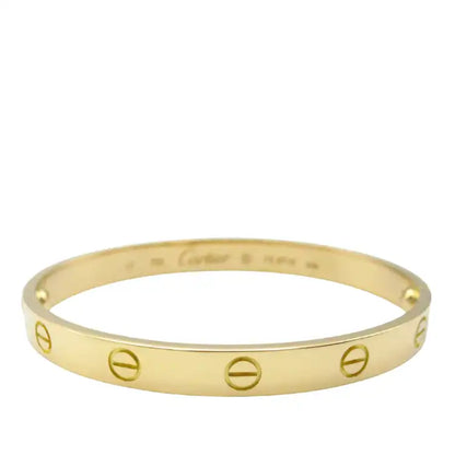 Cartier 18K Yellow Gold Classic Love Bracelet