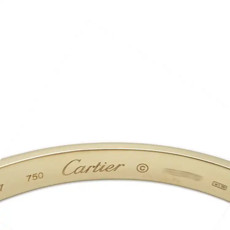 Cartier 18K Yellow Gold Classic Love Bracelet