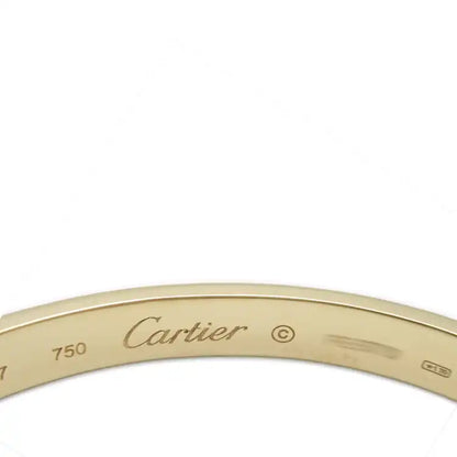 Cartier 18K Yellow Gold Classic Love Bracelet