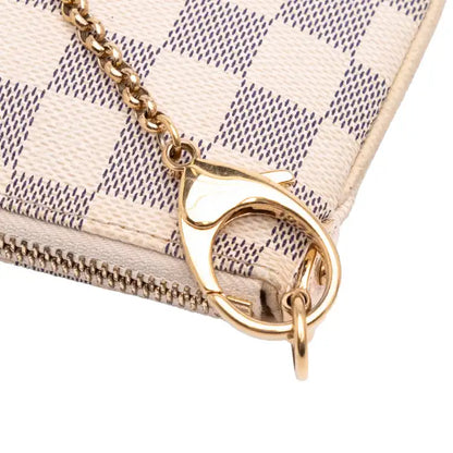 Louis Vuitton Damier Azur Trunks Labels Pochette Milla MM