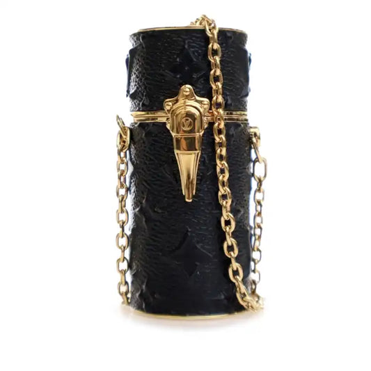 Louis Vuitton Monogram Embossed Lipstick Chain Case