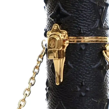 Louis Vuitton Monogram Embossed Lipstick Chain Case