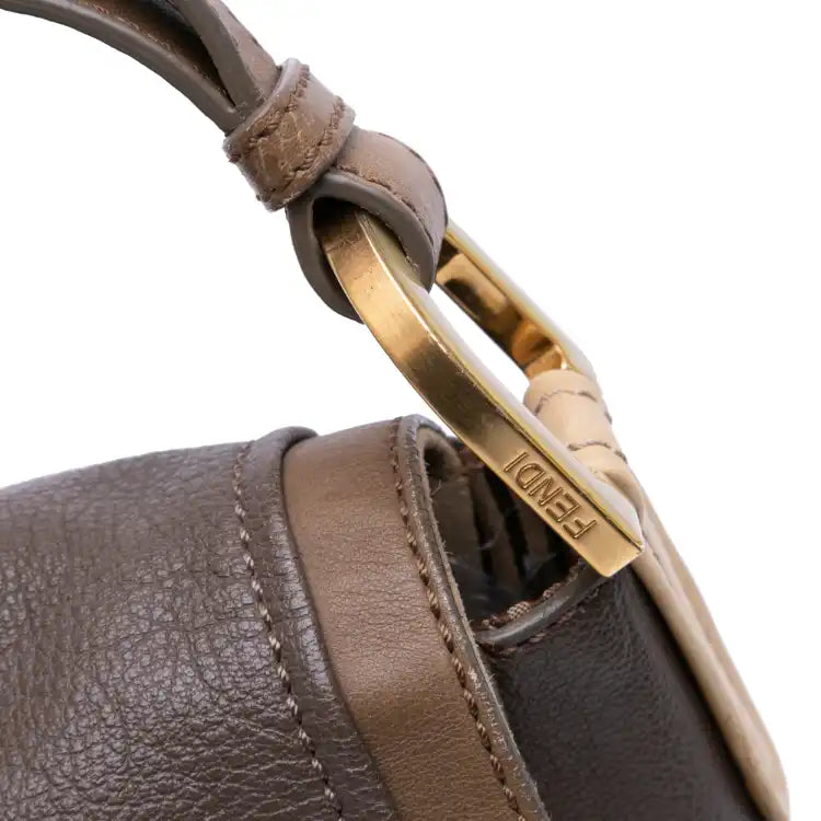 Fendi Calfskin Colorblock Anna Satchel