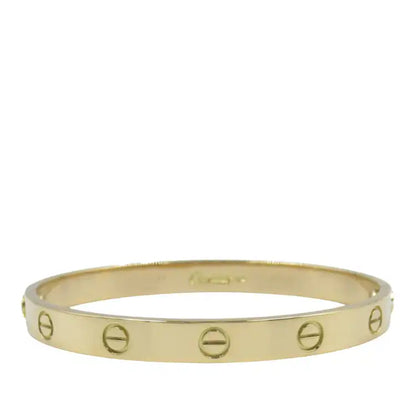 Cartier 18K Yellow Gold Classic Love Bracelet