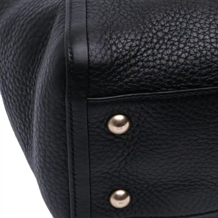 Gucci Small Pebbled Leather Soho Cellarius Satchel