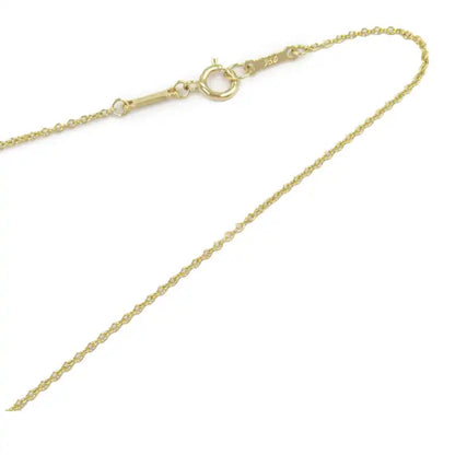 Tiffany 18K Yellow Gold Small Elsa Peretti Open Heart Pendant Necklace