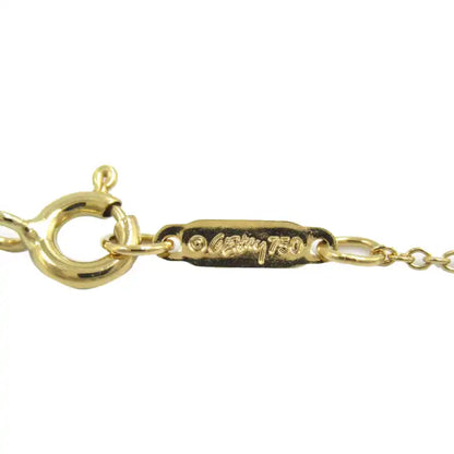 Tiffany 18K Yellow Gold Frank Gehry Orchid Drop Necklace